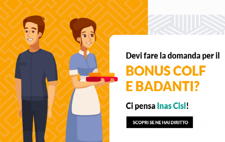 Bonus Colf e Badanti, come funziona a chi spetta