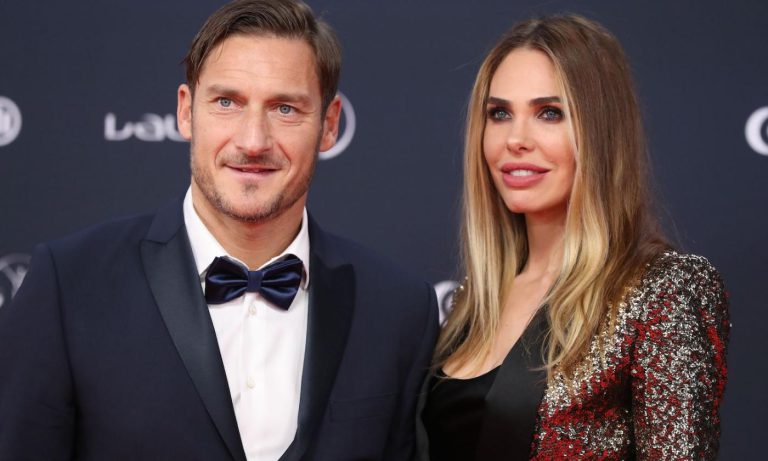 Francesco Totti e Ilary Blasi tra loro è tornata la quiete