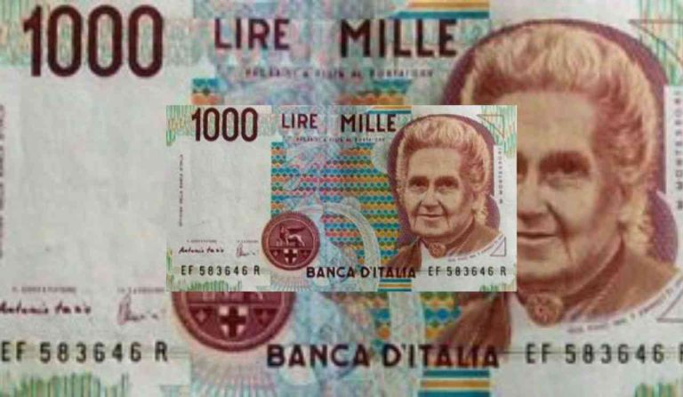 Fino a 9 mila euro se possiedi le 1000 Lire con Maria Montessori