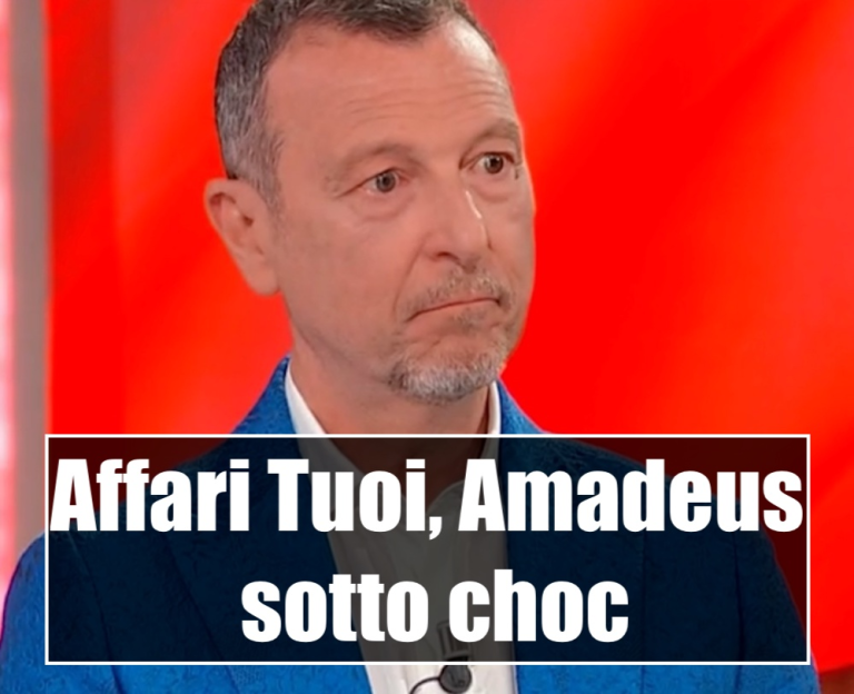 “L’emorragia, poi la terapia intensiva”. Affari Tuoi, Amadeus sotto choc davanti ai concorrenti: cosa è successo