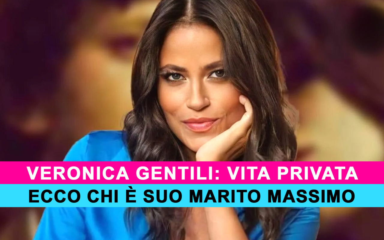 Massimo, chi è il marito di Veronica Gentili