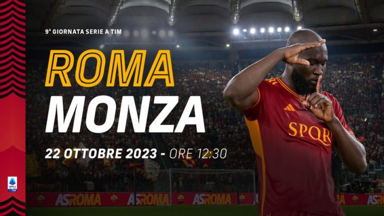 Monza-Roma: guida completa per seguire il match di Serie A in diretta tv e streaming gratis