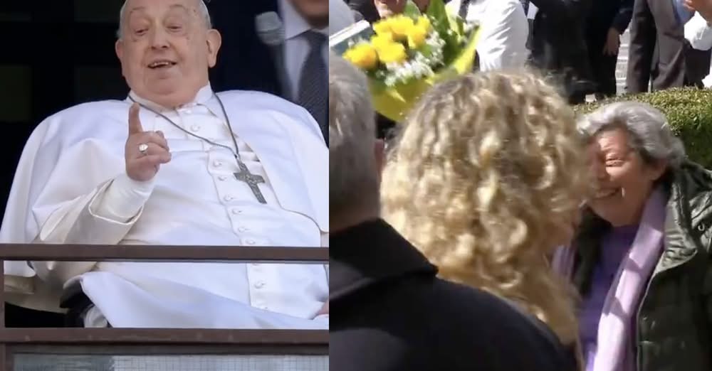 Cosa rappresentano i fiori gialli? Il regalo speciale di Carmela al Pontefice