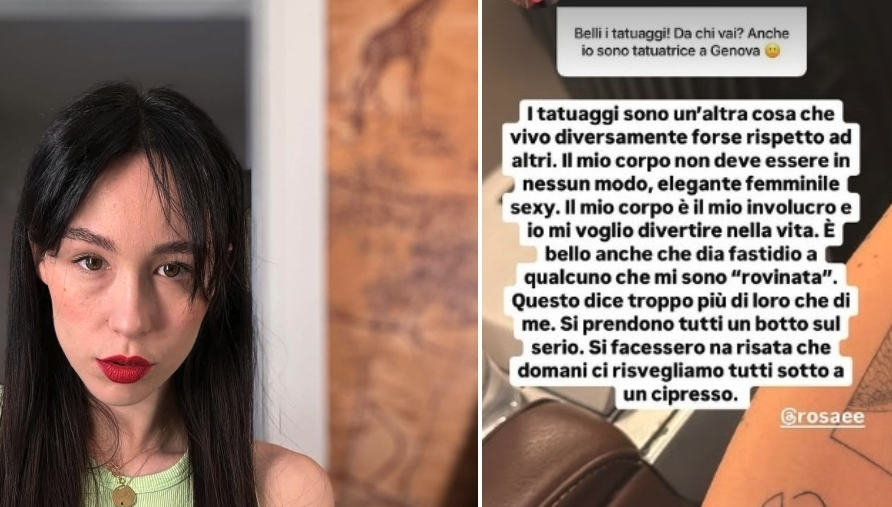 Aurora Ramazzotti risponde alle critiche sui tatuaggi e svela dettagli sul suo matrimonio imminente